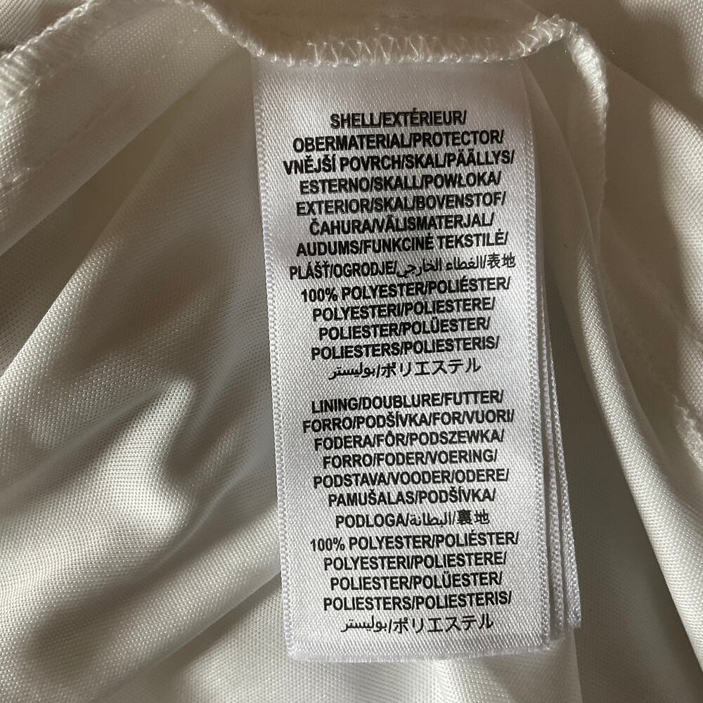 Adrianna Papell Sequin Sleeveless Sheath Cocktail Dress White and Silver Size 8 - Picture 12 of 13